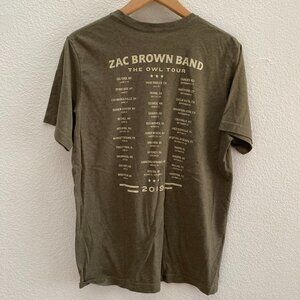The Owl Tour 2019 Zac Brown Band May Freedom Forever Fly T-Shirt Large Music